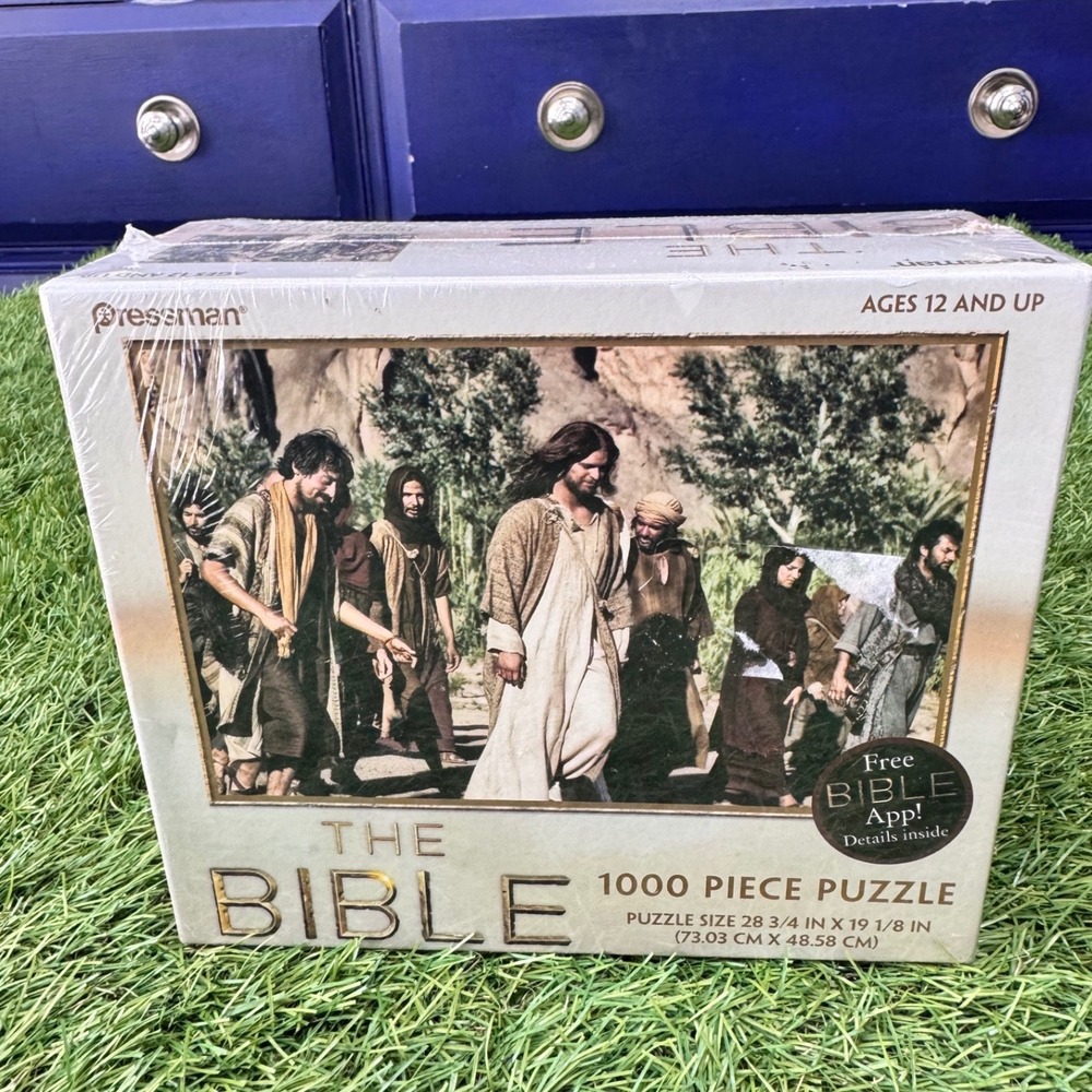 Pressman The Bible Jigsaw Puzzle Unisex OS Multicolor 1000 Piece Jesus Sealed